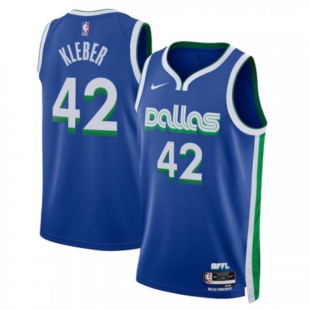 Dres Dallas Mavericks Maximilian Kleber 42 Nike 2022-23 City Edition Plava Swingman